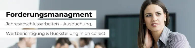 Webinar: Jahresabschlussarbeiten – Ausbuchung, Wertberichtigung & Rückstellung in on collect