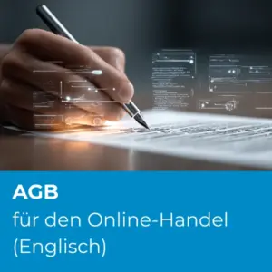 AGB für den Online-Handel (Englisch) - Produktbild