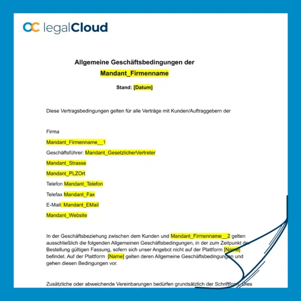 AGB Warenverkauf - Vorschau