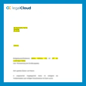 Aktenrücksendung nach Akteneinsicht - Vorlage für Bußgeldverfahren - Vorschau