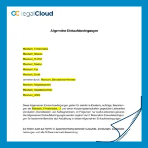 Allgemeine Einkaufsbedingungen Stadtwerke - Vorlage Lieferantenvertrag (45) - Vorschau