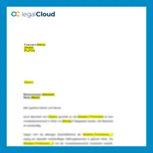 Antrag auf Abrechnungsbescheid einer GmbH an Finanzamt - Vorlage für Geschäftsführer - Vorschau