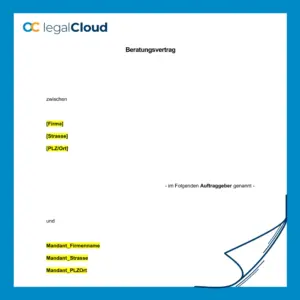 Beratungsvertrag Restrukturierung für Unternehmen Muster rechtssicher - Vorschau