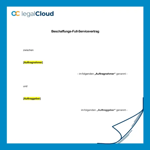 Beschaffungs-Full-Servicevertrag - Beschaffung & Koordination für Pflegeheime (54) - Vorschau
