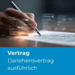 Darlehensvertrag (ausführlich)