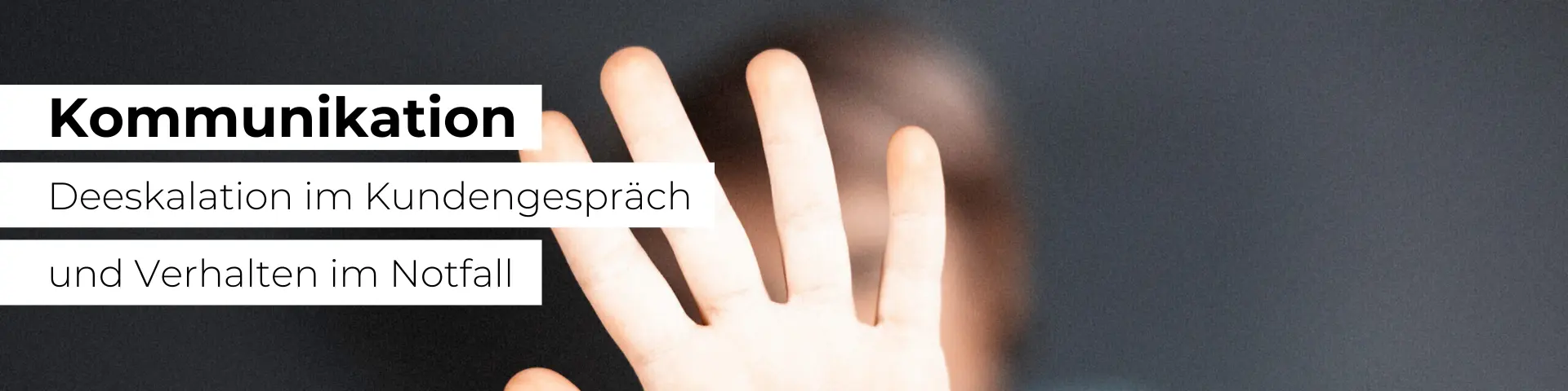 Deeskalation im Kundengespräch und Verhalten im Notfall - 2