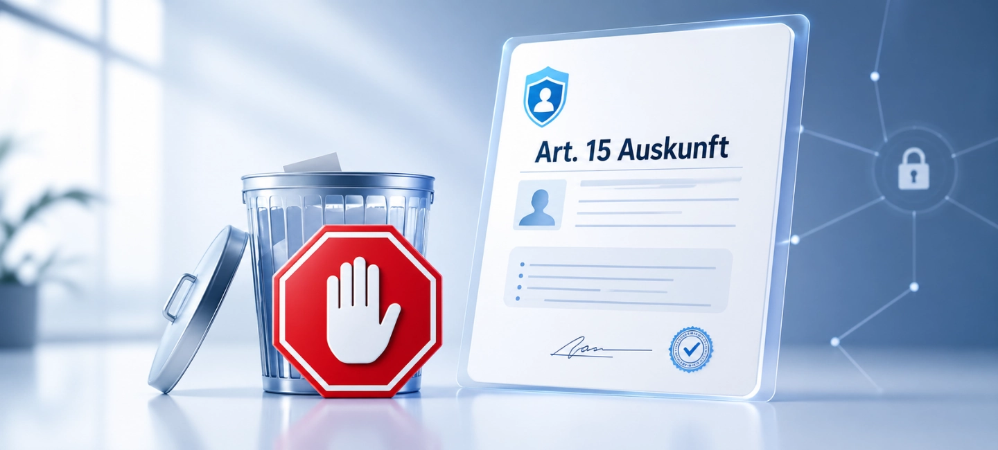 DSGVO-Auskunft trotz Datenlöschung: Urteil erklärt Vorgehen für unzulässig - 1