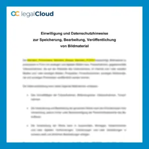 Einwilligung und Datenschutzhinweise zur Verwendung von Bild- und Videoaufnahmen (38) - Vorschau