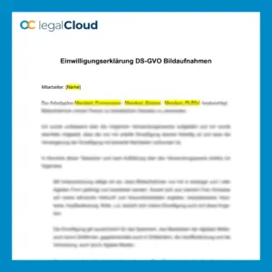 Einwilligungserklärung DSGVO Bildaufnahmen - Vorlage zur Verwendung von Mitarbeiterfotos (5) - Vorschau