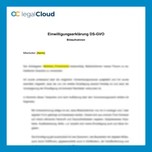 Einwilligungserklärung Fotoaufnahmen - Vorlage zur DSGVO-konformen Zustimmung für Mitarbeiterfotos (36) - Vorschau