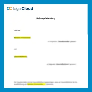 Haftungsfreistellung Geschäftsführer - rechtssichere Vertragsvorlage für Geschäftsführer und Gesellschafter (146) - Vorschau