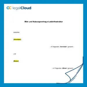 Miet- und Nutzungsvertrag e-Ladeinfrastruktur - rechtssichere Vorlage E-Mobilität (79) - Vorschau