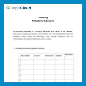 Notfallplan Datenpanne - Sofortmaßnahmen bei Datenschutzvorfällen (D47) - Vorschau