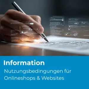 Nutzungsbedingungen für Onlineshops & Websites - DSGVO-konform & rechtssicher