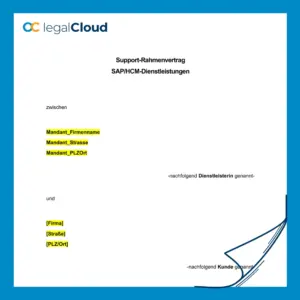 Projekteinzelauftrag SAP HCM - Vorlage für Personalabrechnung und Systembetreuung - Vorschau