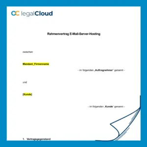 Rahmenvertrag E-Mail-Server-Hosting mit Support-Leistungen (88) - Vorschau