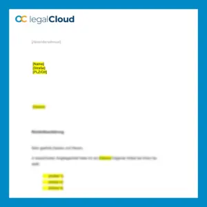 Rücktrittserklärung wegen Nichtlieferung - Musterbrief für Verbraucher - Vorschau