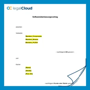 Softwareüberlassungsvertrag - Muster für Softwareanbieter und Entwickler mit Lizenzbedingungen kurz - Vorschau