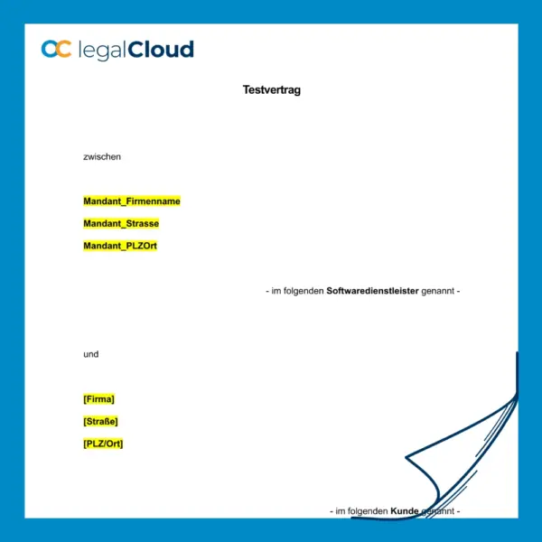 Testvertrag Leihgabe Softwaresystem - Vorlage für IT-Systemintegration und Softwareeinführung - Vorschau