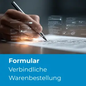Verbindliche Warenbestellung - Vorlage zur rechtssicheren Auftragserteilung mit Preisübersicht
