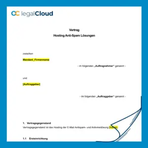 Vertrag Hosting Anti-Spam Lösung - Muster für E-Mail-Sicherheitsanbieter von IT-Sicherheitslösungen (13) - Vorschau