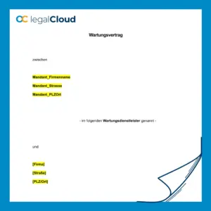 Wartungsvertrag Software SAP - Muster für Hardwarewartung, Softwarepflege und Support - Vorschau